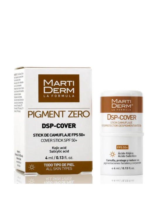 Martiderm Dépigmentant DSP Stick Camouflage et Protection SPF50+ 4ml
