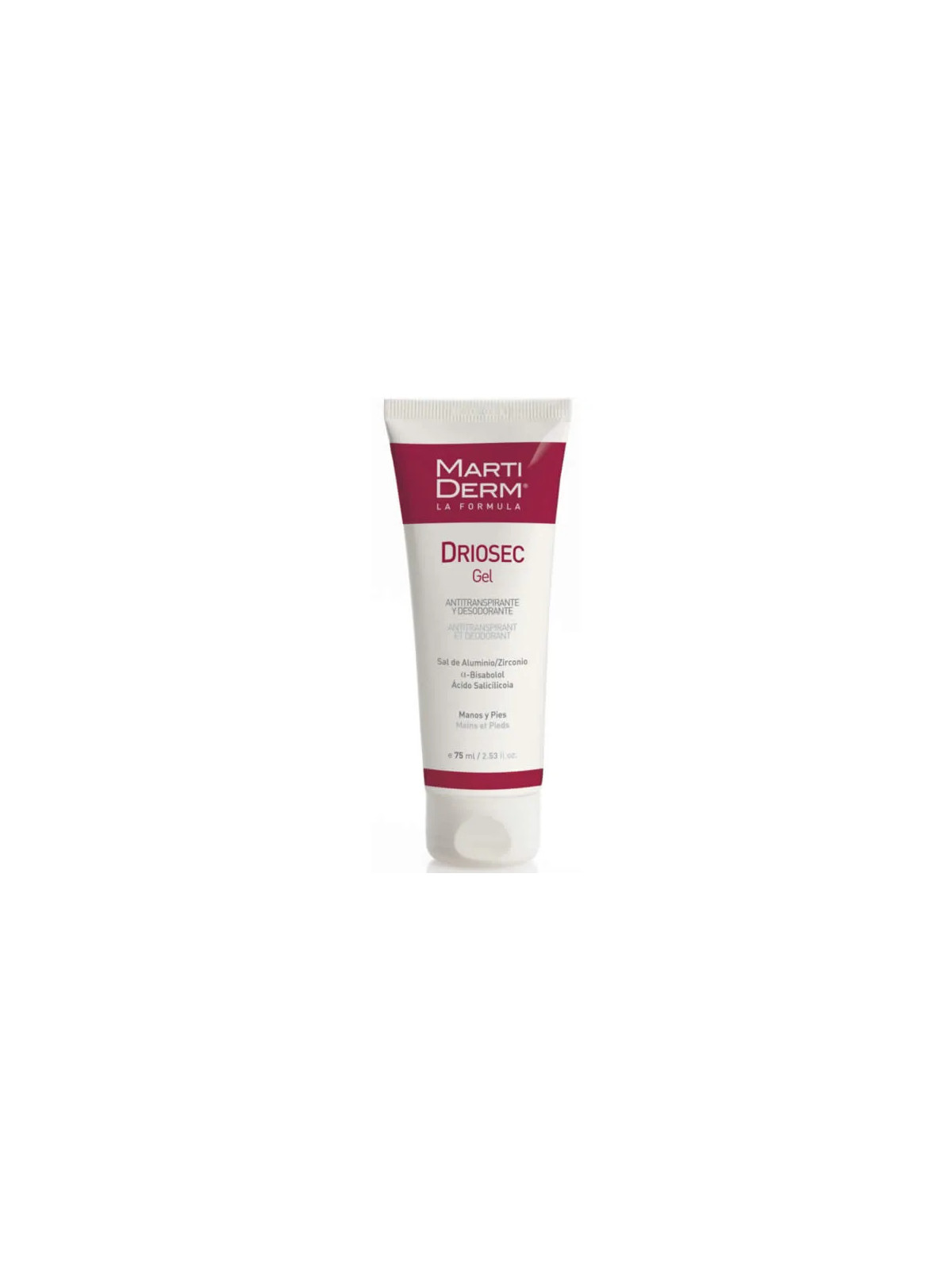 Martiderm Driosec Déodorant Gel Mains et Pieds 75ml