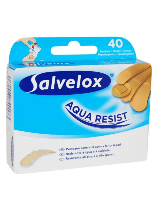 Salvelox Aqua Resist Pansements Grande Taille 40 Pcs