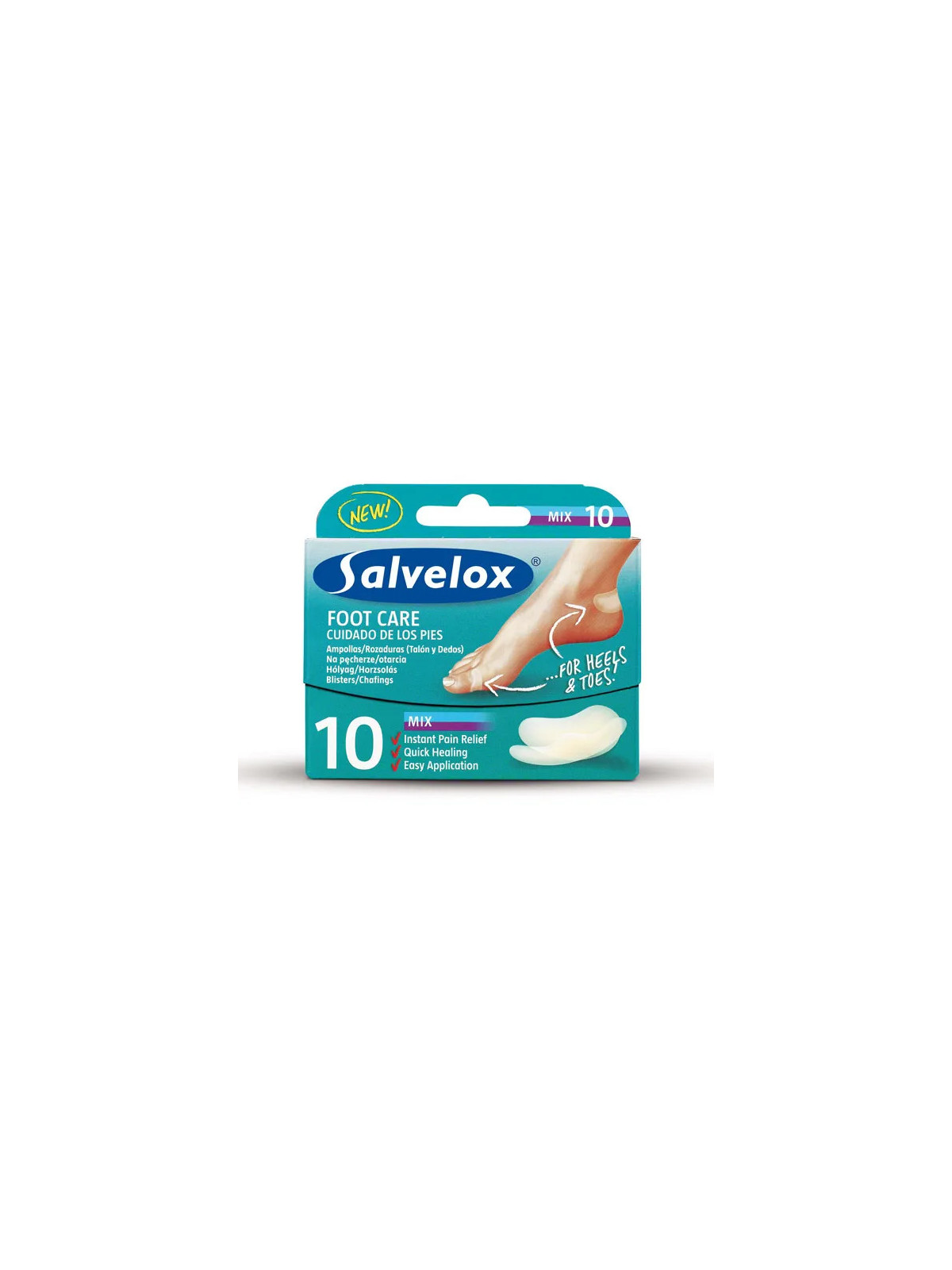Salvelox Assortiment Emplâtres Hydrocolloïdes 10 Unités