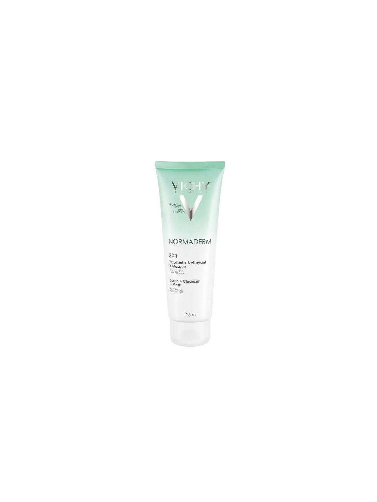 Vichy Normaderm 3 en 1 Exfoliant Nettoyant Masque 125ml