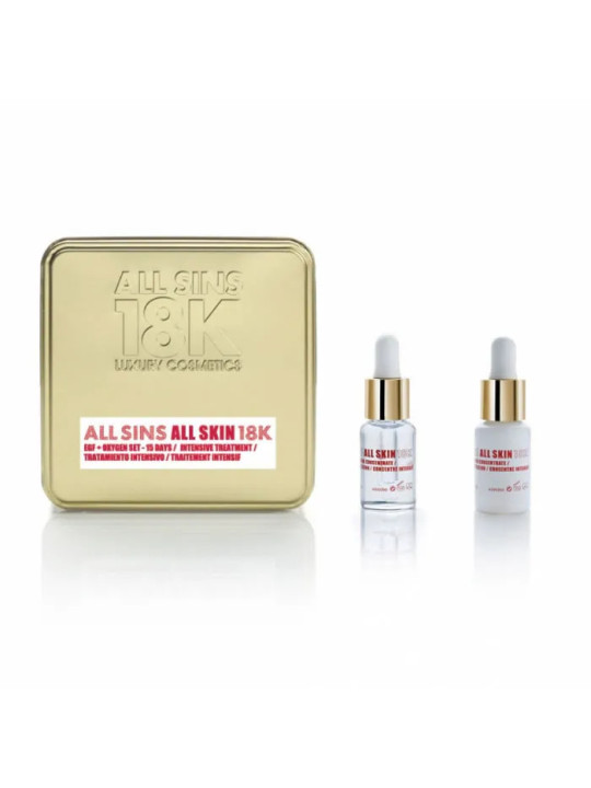 All Sins 18K All Skin EFG Oxygen 15 Days Intensive Treatment Coffret 2 Produits