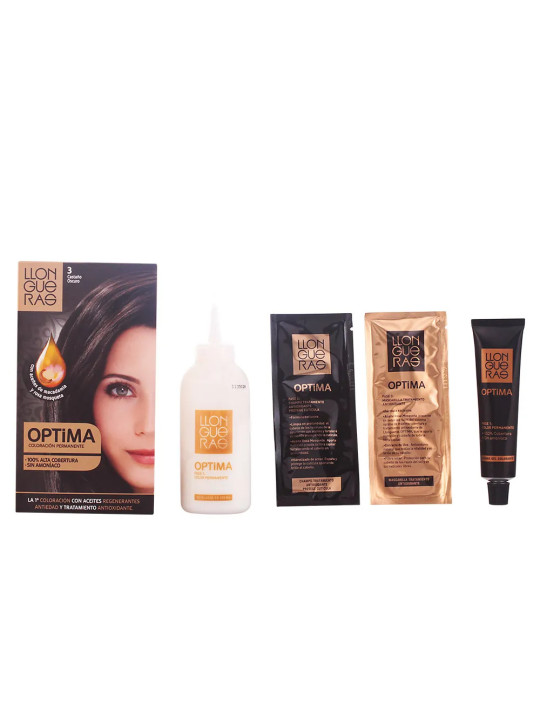 Llongueras Optima Coloration Permanente Sans Ammoniaque 3 Châtain Foncé