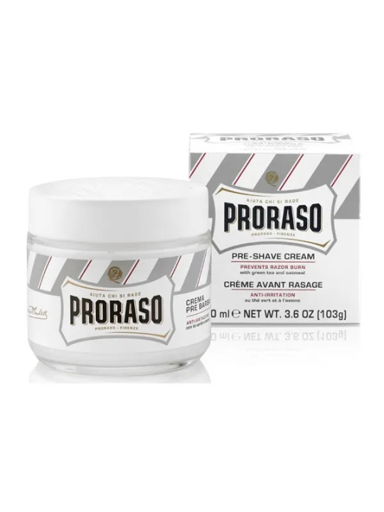 Proraso White Crème Avant Rasage Peau Sensible 100ml
