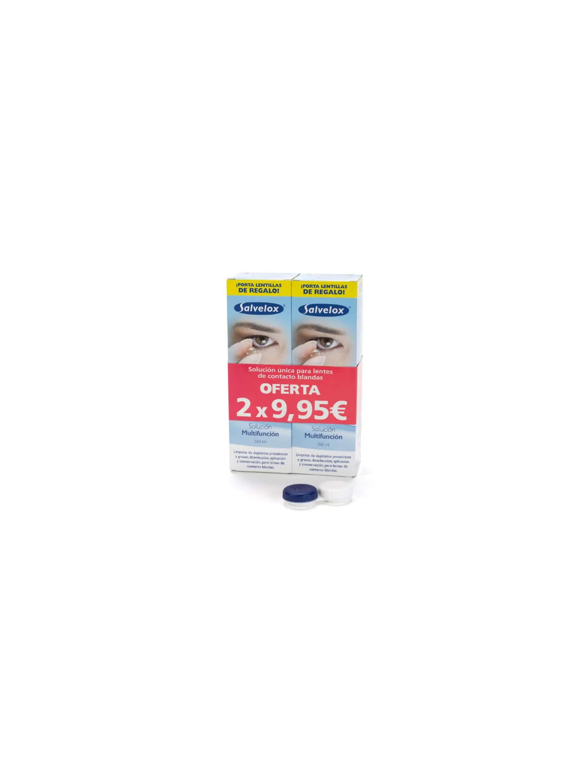 Salvelox Pack Solution Unique Lentilles 2x360ml