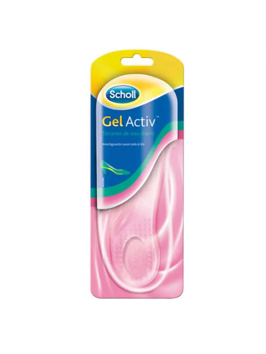 Scholl GelActive Semelles Talons Usage Quotidien Taille 35-40.5
