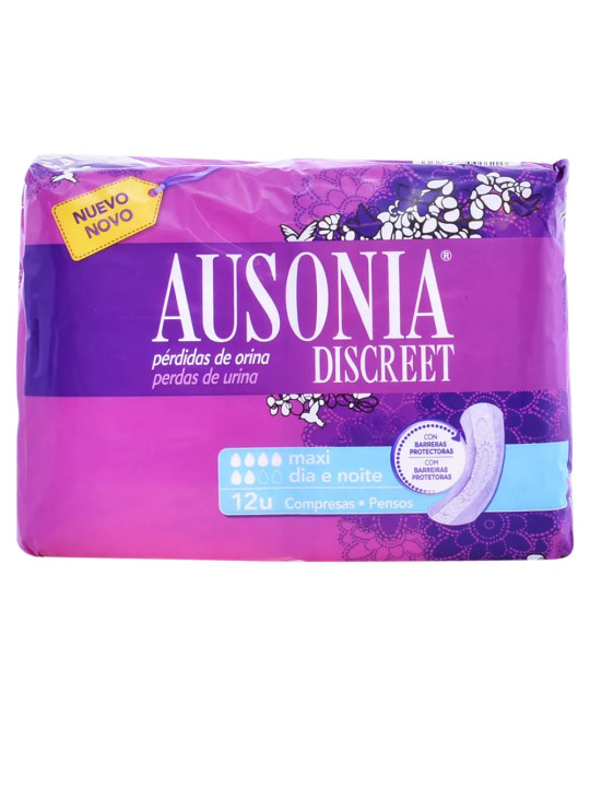 Ausonia Discreet Maxi Serviettes Hygiéniques 12 Unités