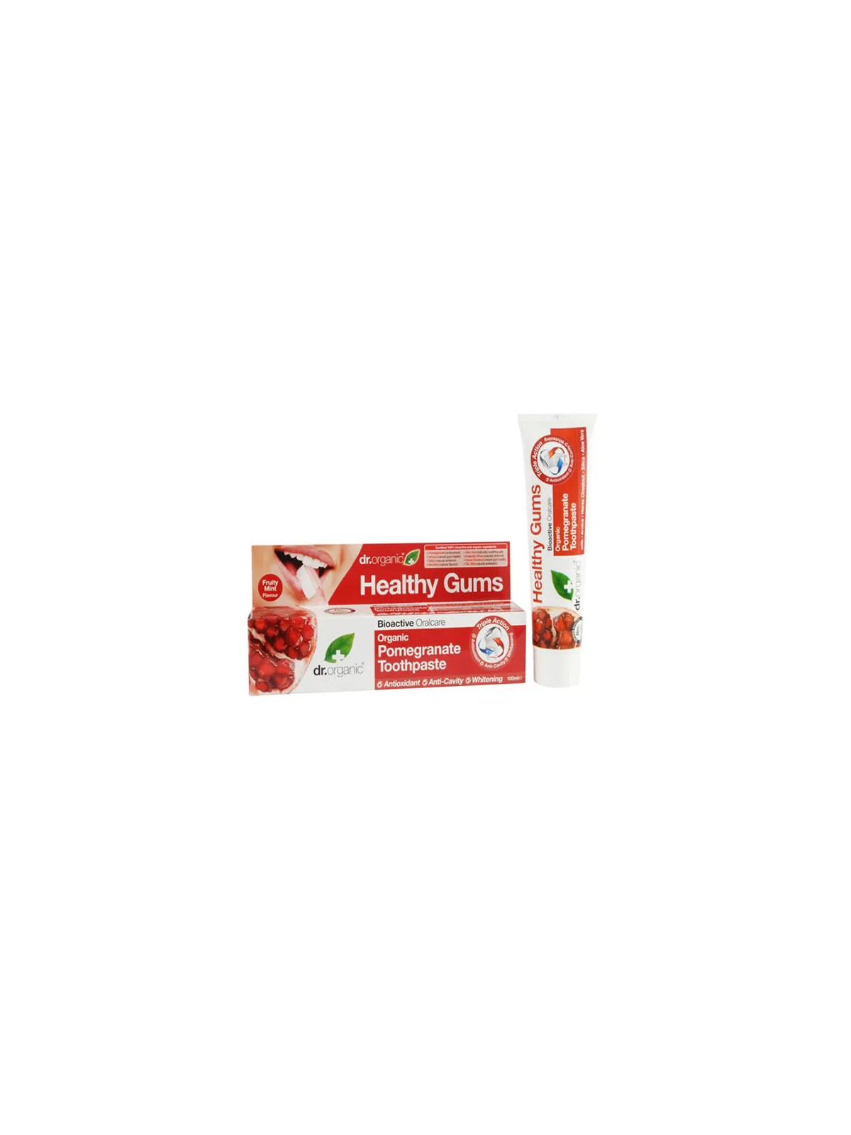 Dr Organic Pomegranate Dentifrice 100ml