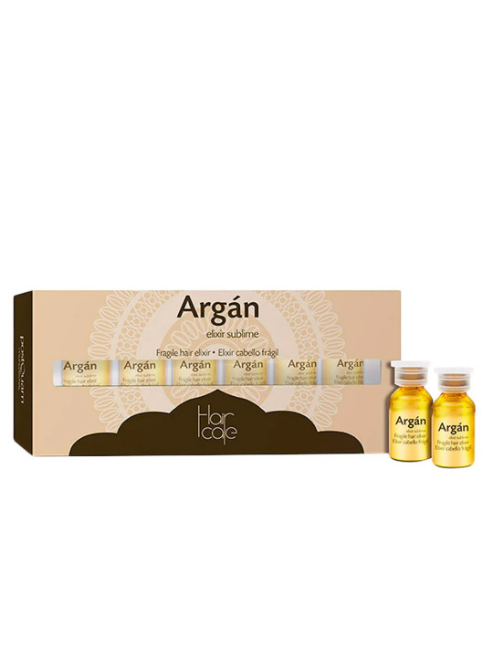 Postquam Hair Care Argan Sublime Élixir pour Cheveux Fragiles 6x3ml