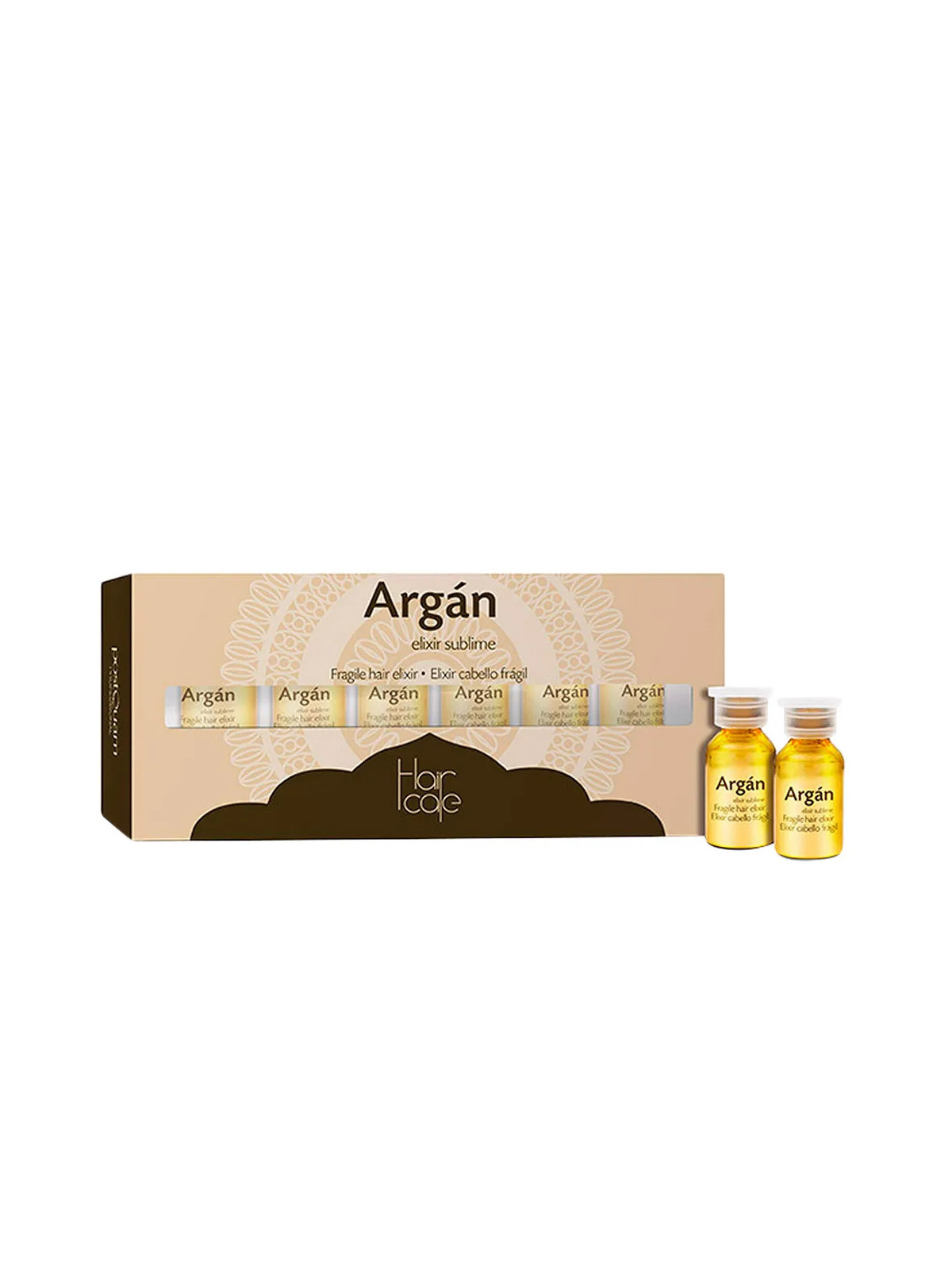 Postquam Hair Care Argan Sublime Élixir pour Cheveux Fragiles 6x3ml