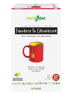 Novadiet Herbodiet Favorise Ta Circulation 20 Infusettes
