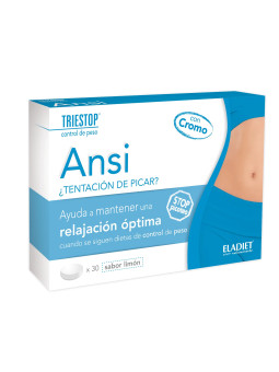 Eladiet Triestop Ansi Citron au Chrome 30 Comprimés