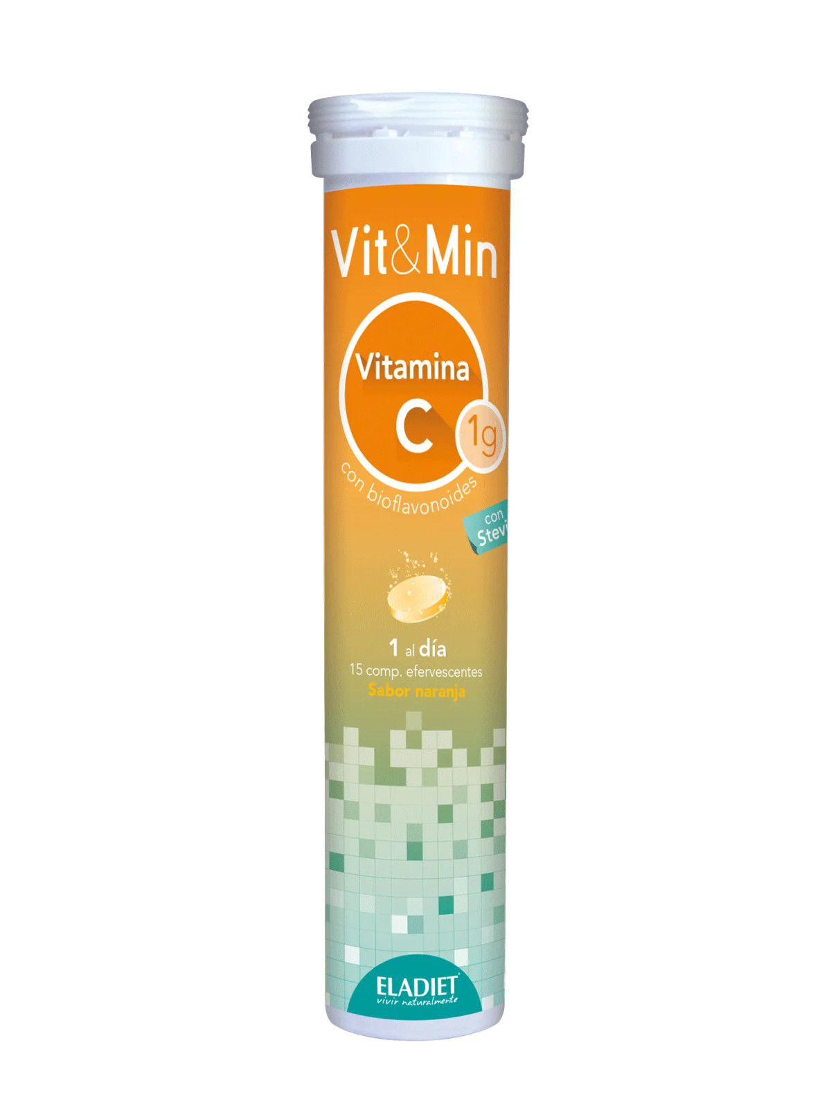 Eladiet Vit y Min Vitamine C 15 Comprimés Effervescents