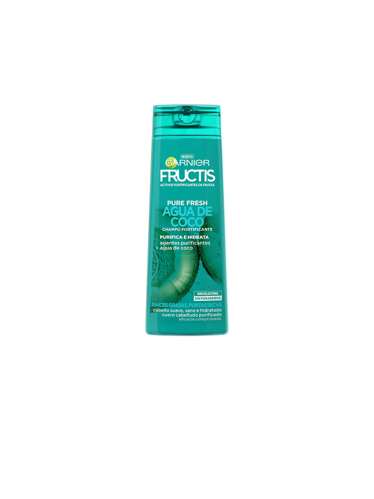 Garnier Fructis Pure Fresh Shampooing Fortifiant Eau de Coco 360ml