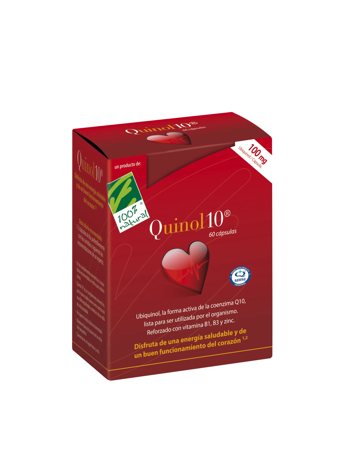 100%Natura Quinol 10 60 Capsules