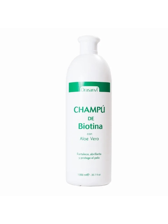 Drasanvi Shampooing Cheveux Biotine et Aloe Vera 1L