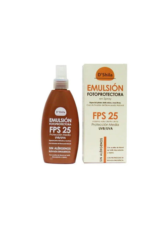 Shila Émulsion Photoprotectrice Spray SPF 25 200ml