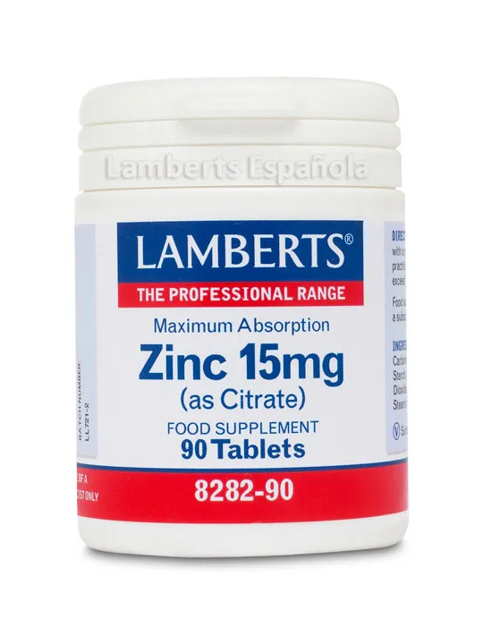 Lamberts Zinc 15mg 90 Comprimés