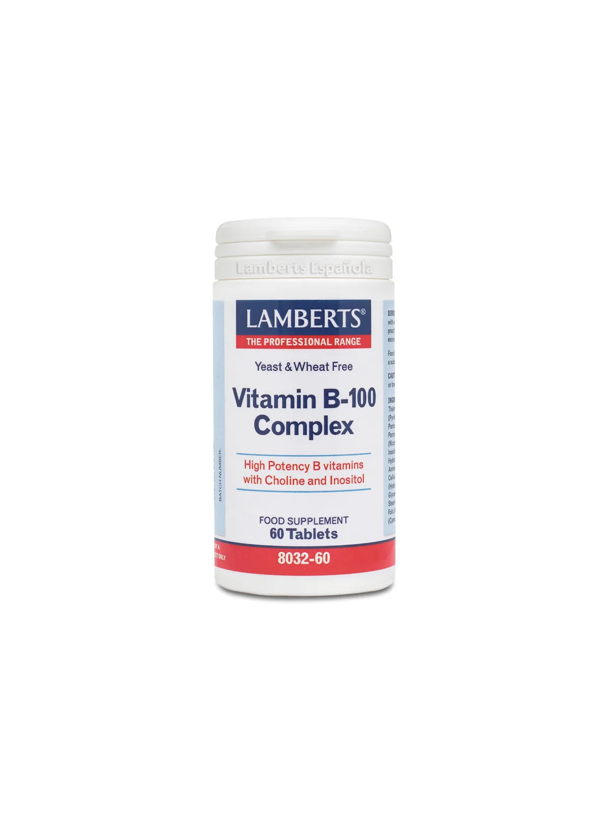 Lamberts Vitamine B-100 Complex 60 Comprimés