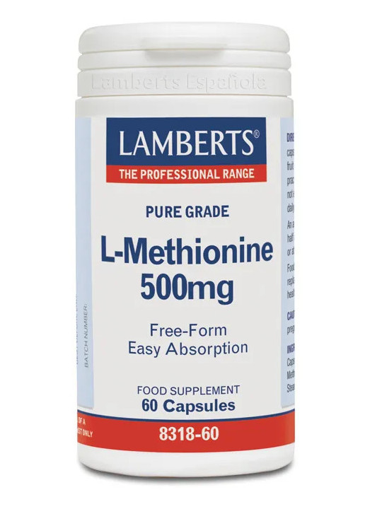 Lamberts L-Méthionine 500mg 60 Gélules