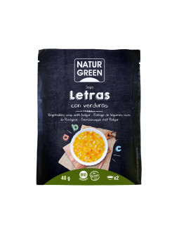 NaturGreen Soupe Lettres Légumes 40g