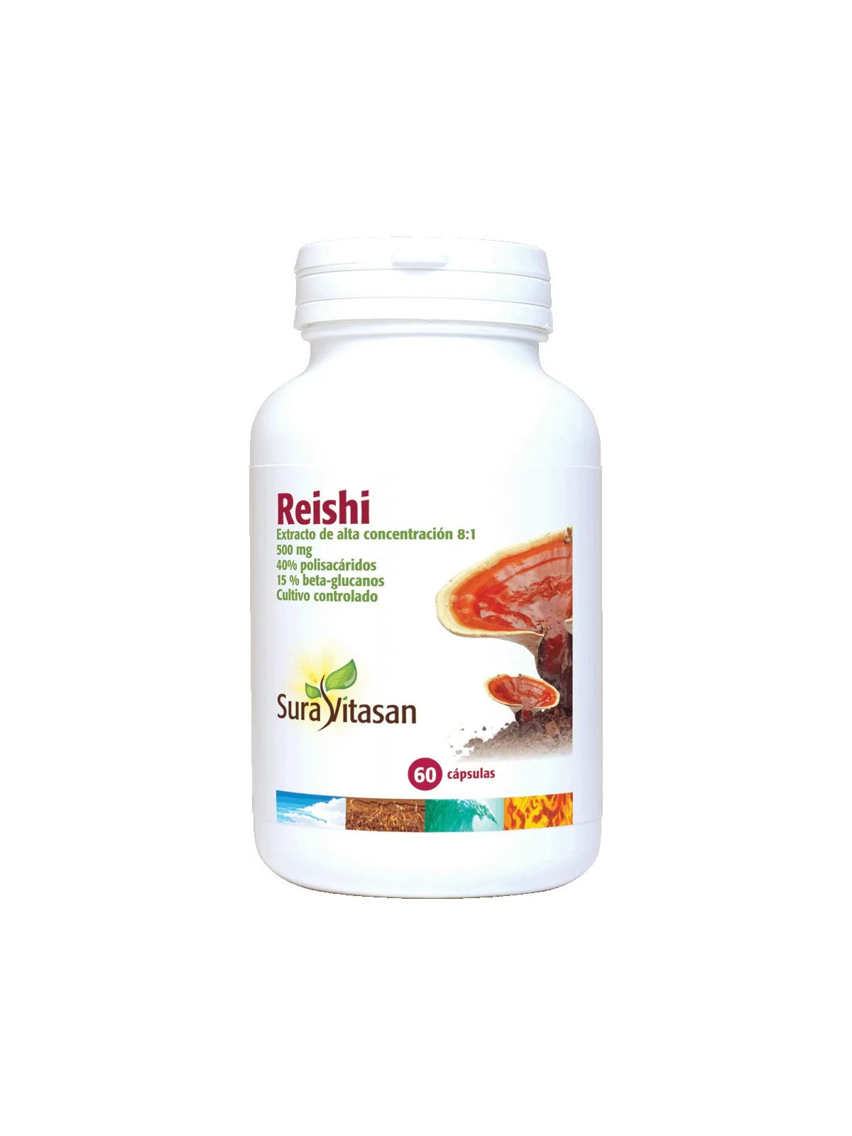 Sura Vitas Reishi 500mg 60 capsules végétales