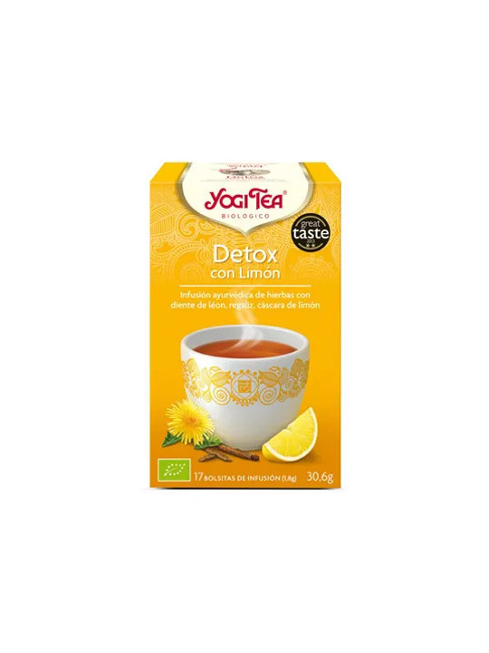 Yogi Tea Détox au Citron 17 sachets x 1,8g
