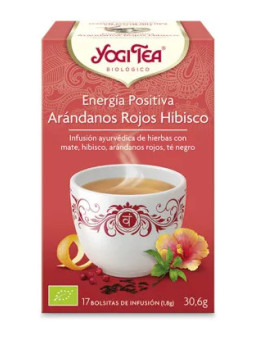 Yogi Tea Énergie Positive Myrtille Hibiscus 17 sachets