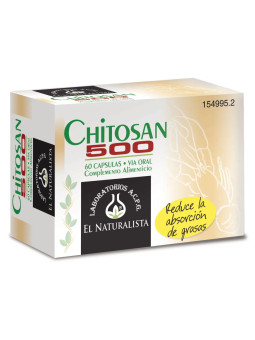EL NATURAL Chitosan 500 60 Gélules