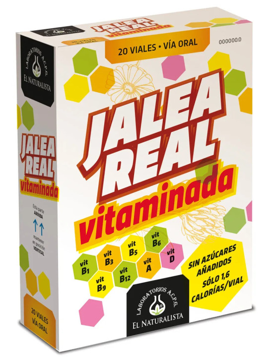 El Natural Gelée Royale Vitaminée 20 Ampoules Ouverture Facile