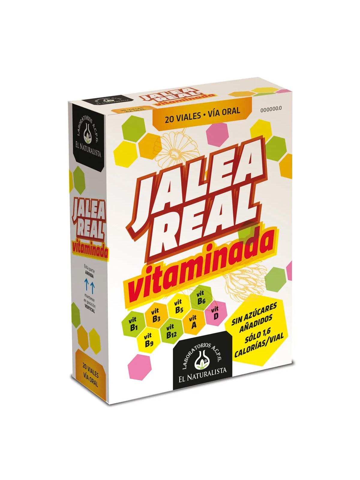 El Natural Gelée Royale Vitaminée 20 Ampoules Ouverture Facile