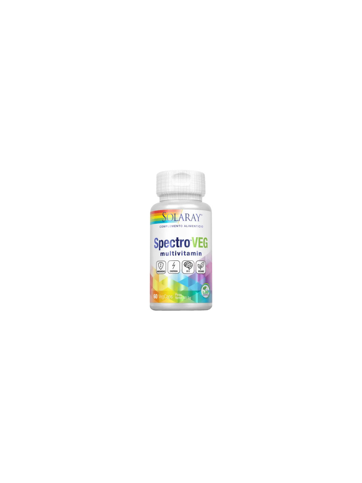 Solaray Spectro Multi Vitamines et Minéraux 60 Vcaps