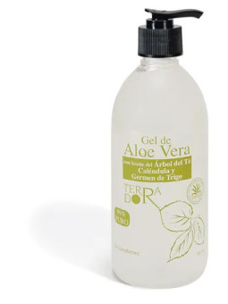 Dherbos Gel Aloe Arbre à Thé Calendula Germe de Blé 500ml