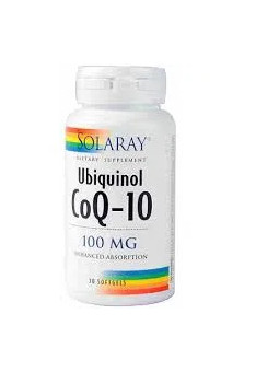 Solaray CoQ10 Ubiquinol 100 Mg 30 Perles