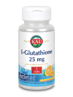 Kal L-Glutathion 25 Mg 90 Comprimés Sublinguaux Orange