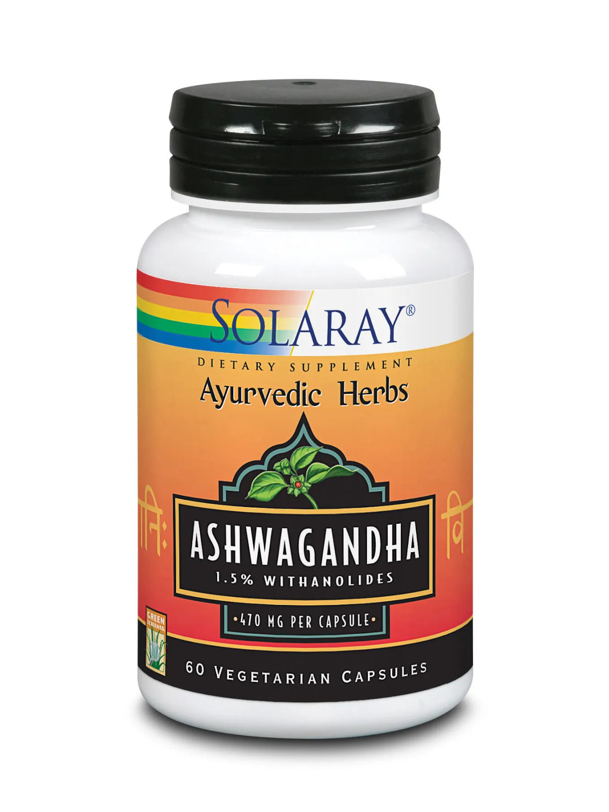 Solaray Ashwagandha 470 Mg 60 Capsules Végétales