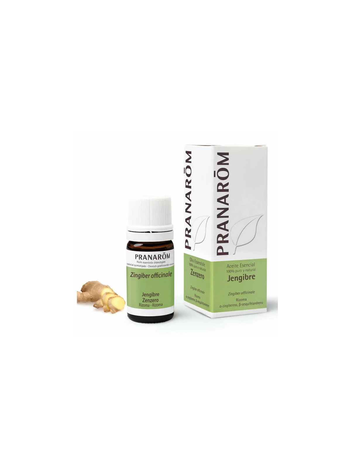Pranarôm Gingembre (Zingiber officinale) Huile Essentielle 5ml