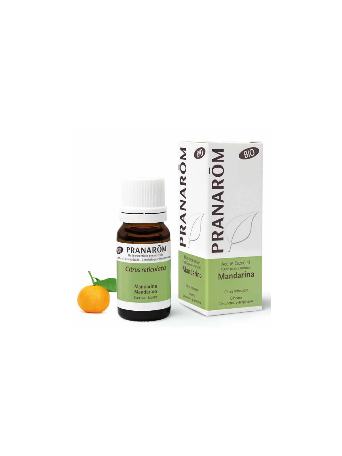Pranarôm Mandarine Zeste (Citrus reticulata) Huile Essentielle Bio 10ml