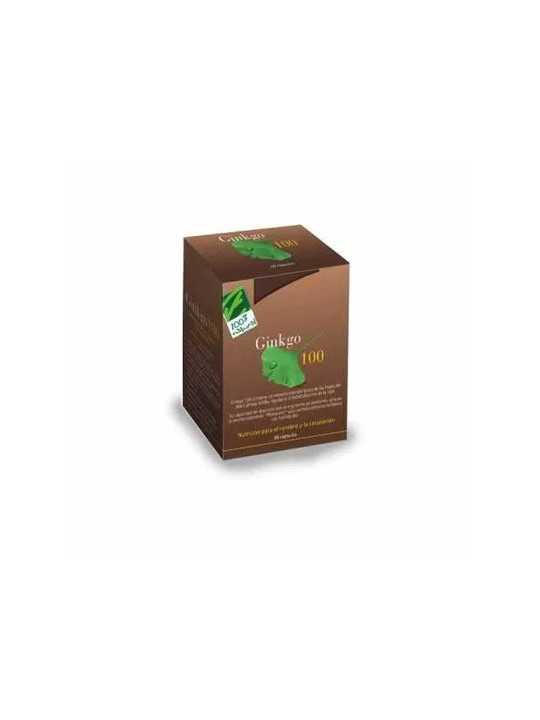 100%Natura Ginkgo 100 60 Capsules