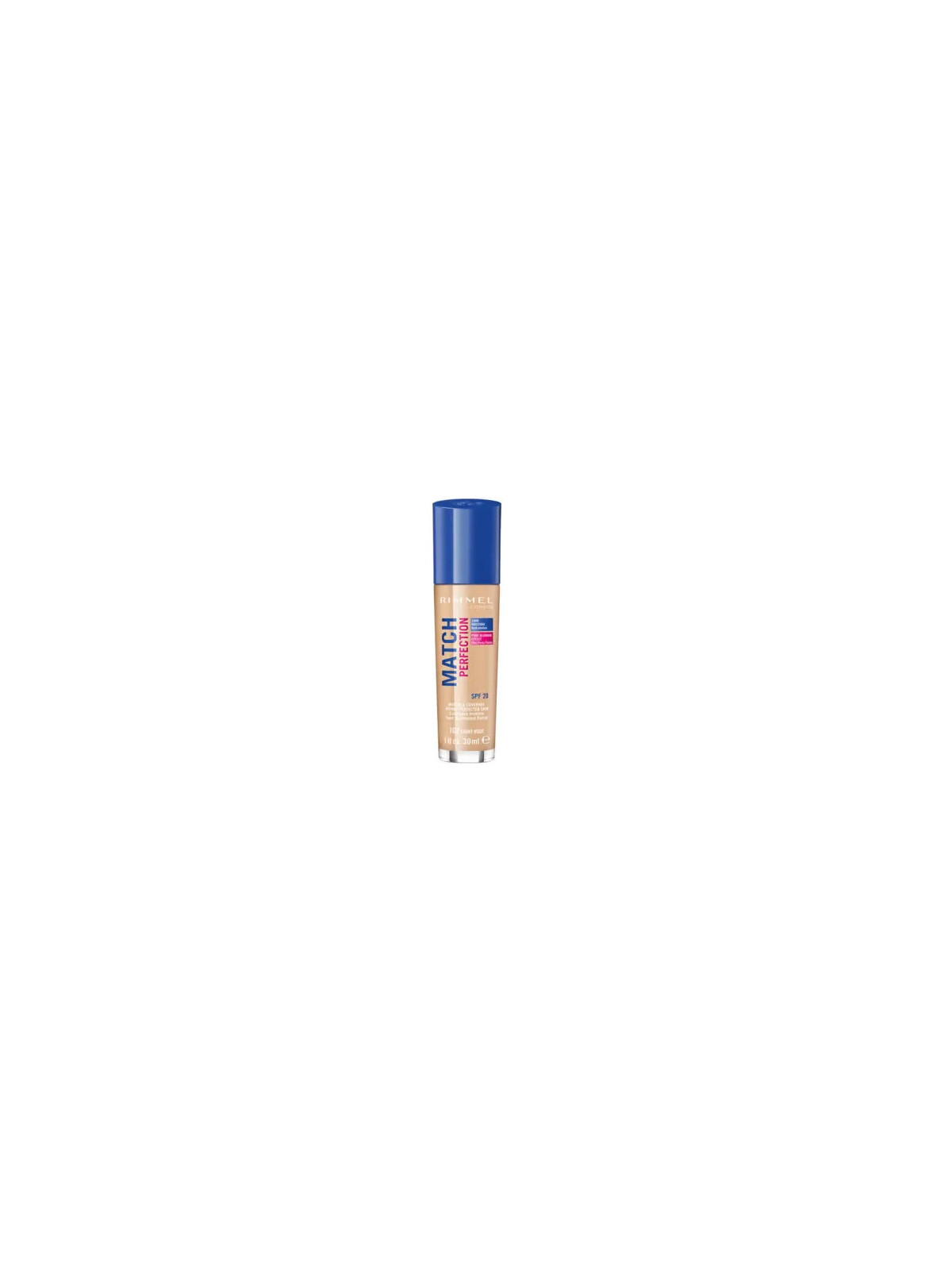 Rimmel Match Perfection Fond de Teint SPF20 102 Light Nude