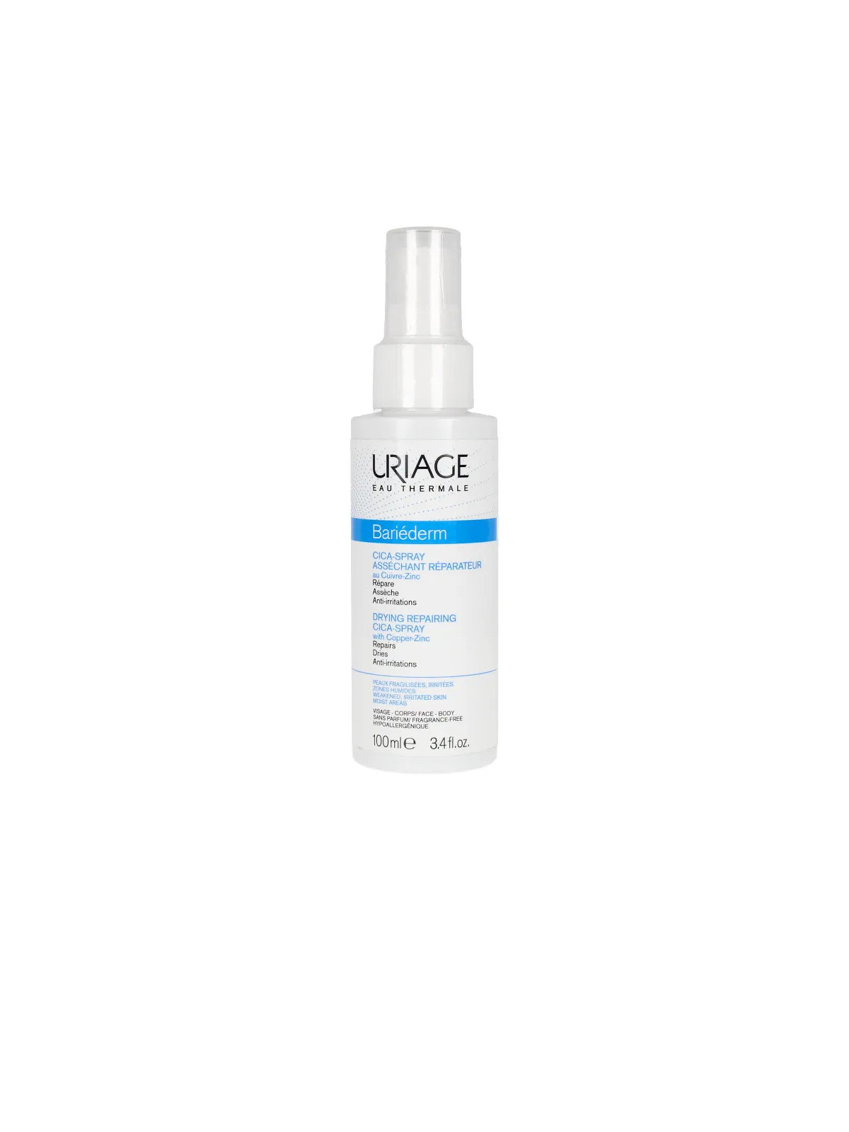 Uriage Bariéderm Cica-Spray Asséchant Réparateur 100ml