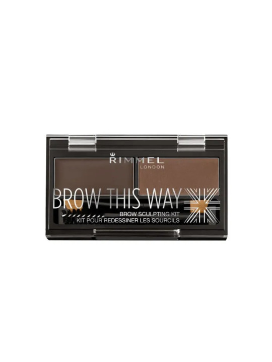 Rimmel Brow This Way Kit Sculptant Sourcils 003 Dark Brown