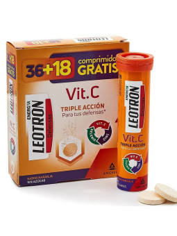 Leotron Vitamine C 36 + 18 Comprimés Effervescents