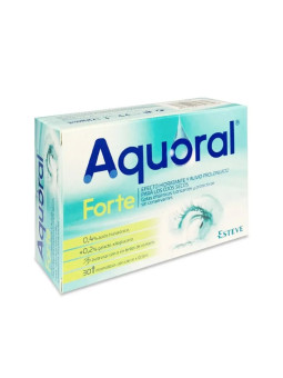 Esteve Aquoral Forte Gouttes Ophtalmiques 30 Monodoses