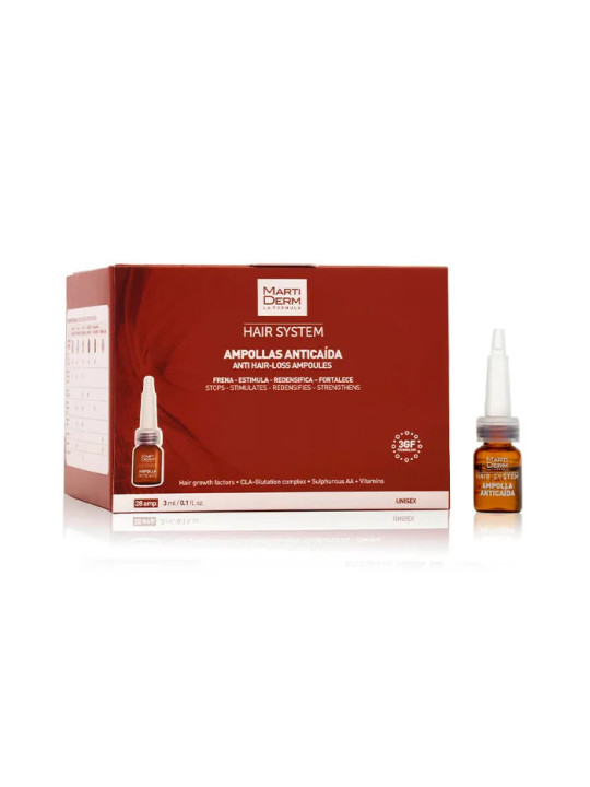 Martiderm Hair System Anti-Chute 28 Ampoules