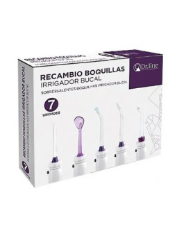 Dr. Line Embouts de Rechange pour Irrigateur Buccal 7 Unités