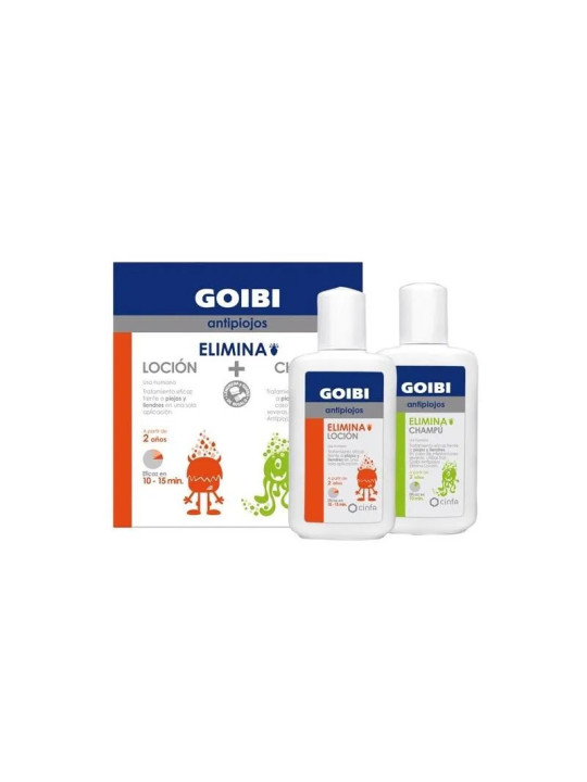 Goibi Shampooing et Lotion Anti-Poux Kit Complet