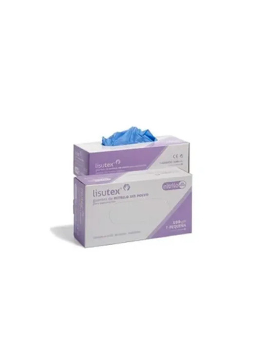 Lisutex Gants en Nitrile Sans Poudre Taille Petite 100 Unités