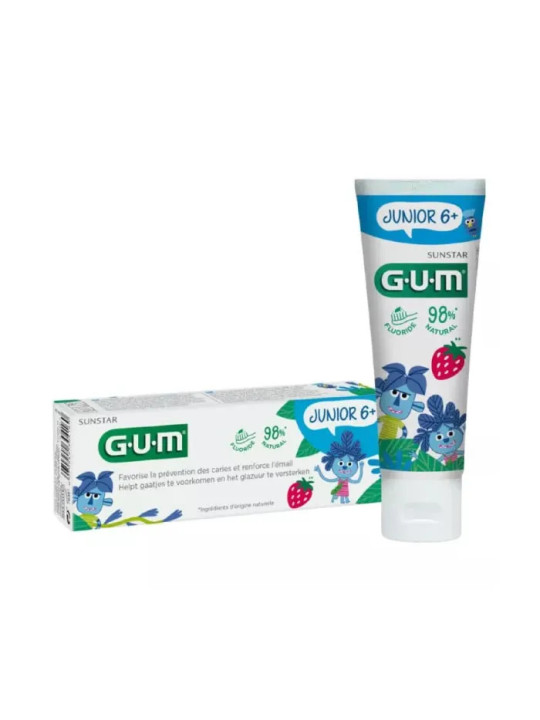 GUM Junior Dentifrice Fraise 7-12 ans 50ml