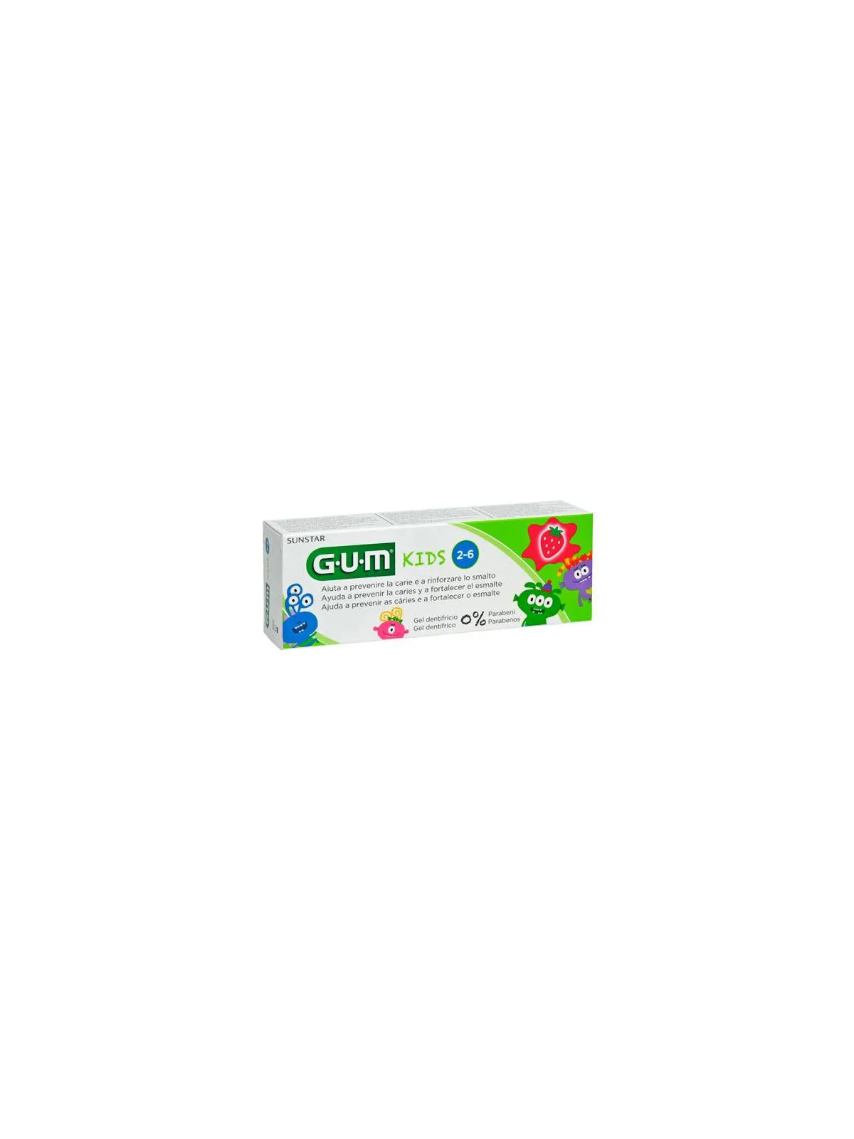 GUM Kids Dentifrice 2-6 ans 50ml